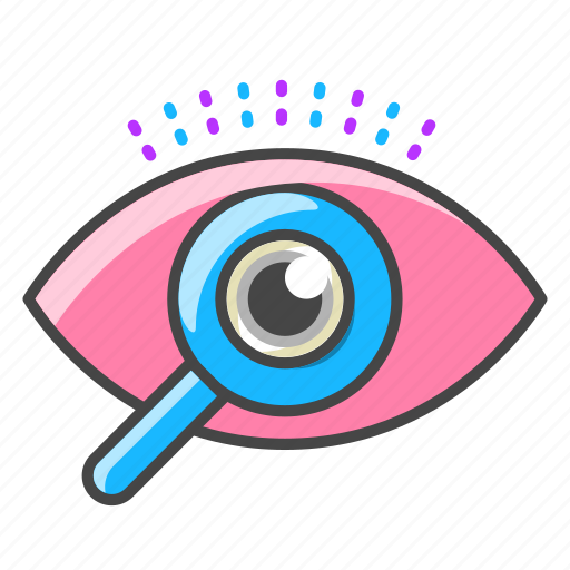 Search, google, magnifying glass, eye, seo, find, zoom icon - Download on Iconfinder