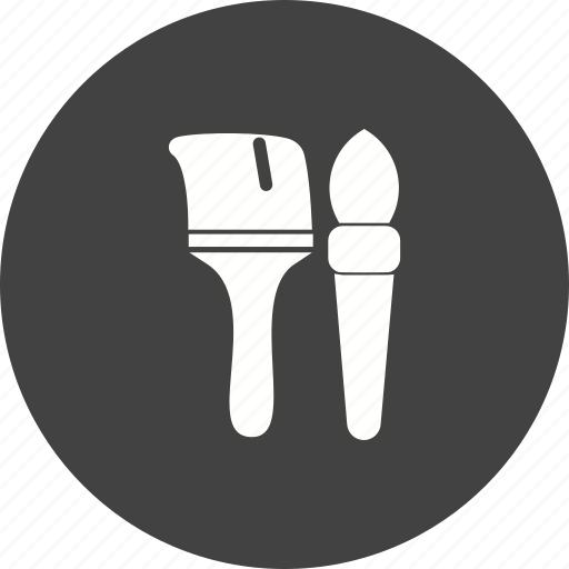 Artist, brush, brushes, paint, paintbrush, painter, tools icon - Download on Iconfinder