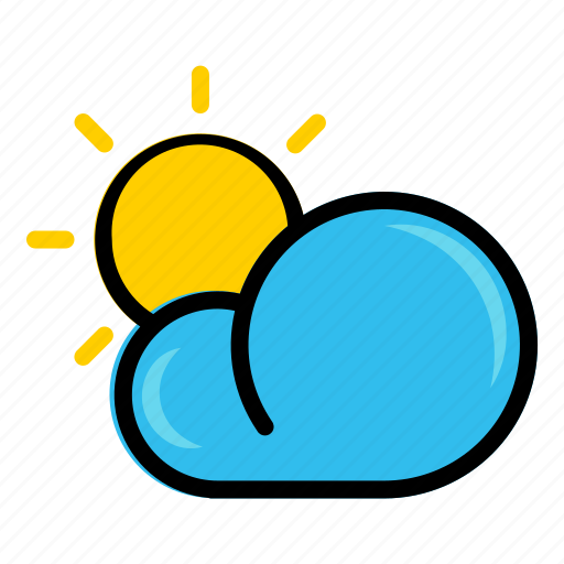 Autumn, cloud, fall, sun, weather icon - Download on Iconfinder