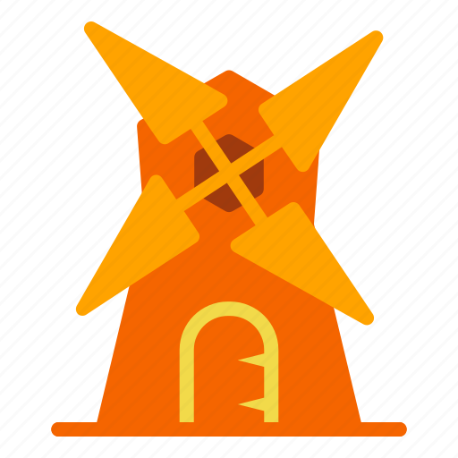 Autumn, building, fall, windmill icon - Download on Iconfinder
