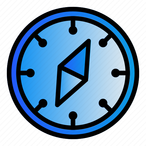 Compass, direction, magnet, west icon - Download on Iconfinder