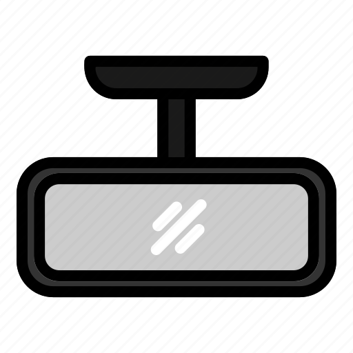 Automobile, car, mirror, rear, rearview icon - Download on Iconfinder