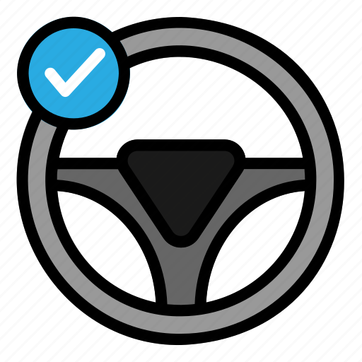 Accept, car, handlebar, repair, steering icon - Download on Iconfinder