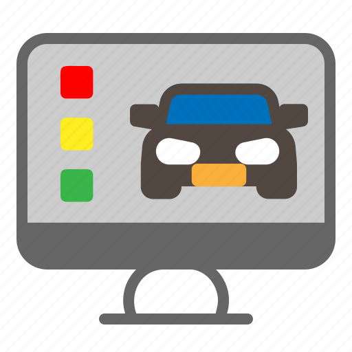 Automobile, car, computer, online, service icon - Download on Iconfinder