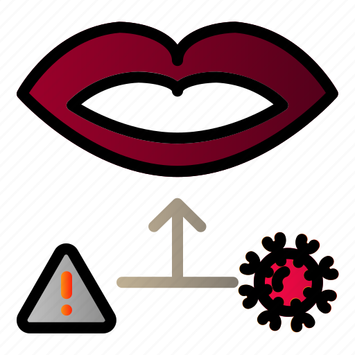 Corona, covid, infection, lip, virus icon - Download on Iconfinder