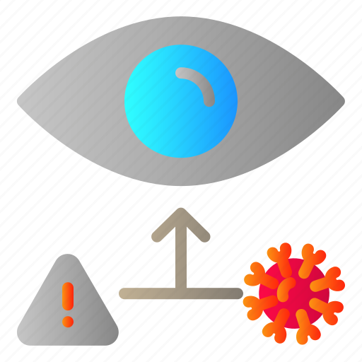 Corona, covid, eye, infection, virus icon - Download on Iconfinder