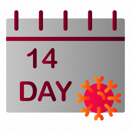 Calendar, covid, date, quarantine icon - Download on Iconfinder