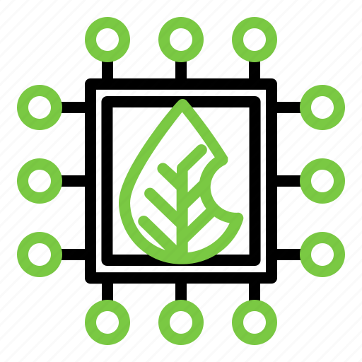 Core, energy, leaf, processor icon - Download on Iconfinder