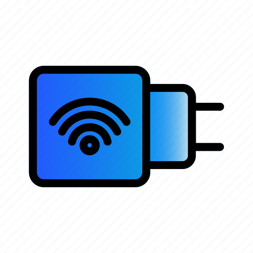 Charger, port, signal, wireless icon - Download on Iconfinder