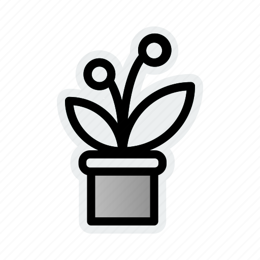 Decoration, flower, plant, pot icon - Download on Iconfinder