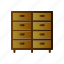 cabinet, chest, furniture, interior 