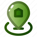 gps, home, location, map, pin