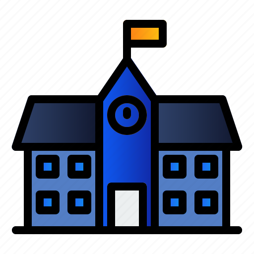 Building, school, study, university icon - Download on Iconfinder