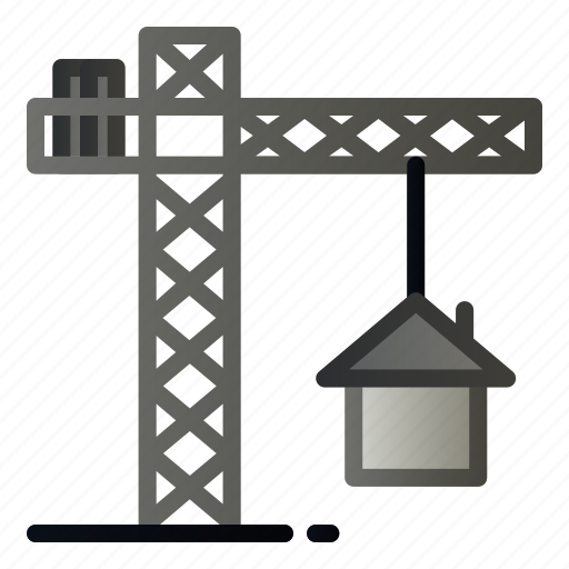 Build, building, construction, crane, house icon - Download on Iconfinder