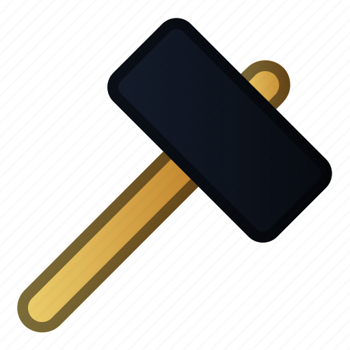 Ceramic, hammer, rubber, tools, woodwork icon - Download on Iconfinder