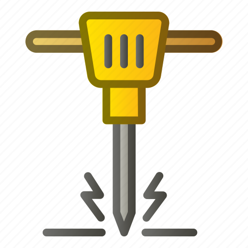 Construction, drill, hammer, jack, jackhammer icon - Download on Iconfinder