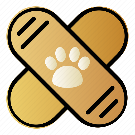 Bandaid, clinic, medic, pet, vet icon - Download on Iconfinder