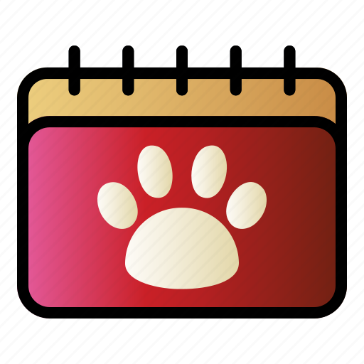 Appointment, calendar, pet, schedule, veterinary icon - Download on Iconfinder
