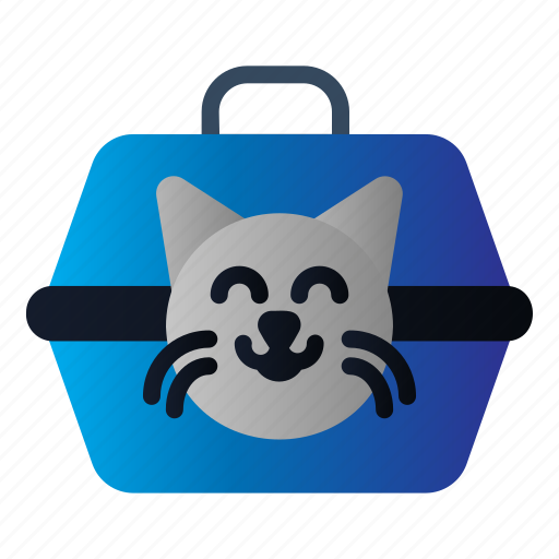 Box, carrier, cat, pet, vet icon - Download on Iconfinder