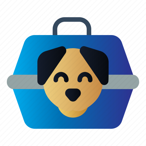 Box, carrier, dog, pet, vet icon - Download on Iconfinder