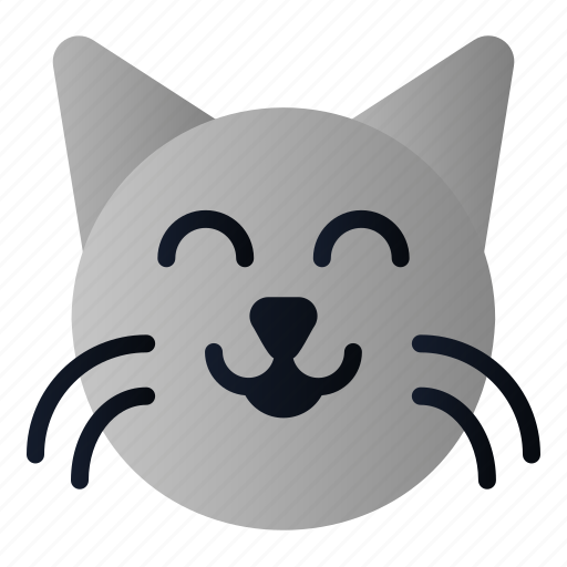 Cat, emoticon, face, kiten, pet icon - Download on Iconfinder
