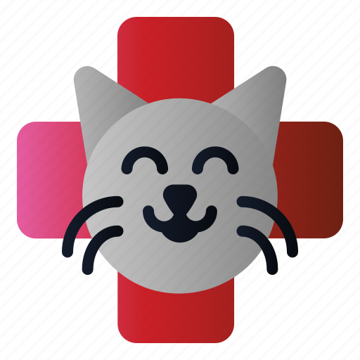 Cat, clinic, medic, pet, veterinary icon - Download on Iconfinder