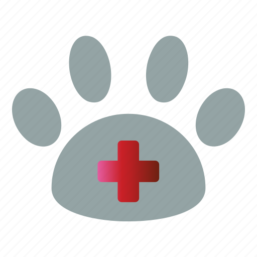 Care, clinic, medic, paw, veterinary icon - Download on Iconfinder