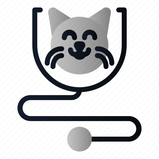 Cat, clinic, medic, pet, stethoscope icon - Download on Iconfinder