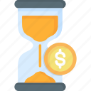 business, coin, finance, hourglass, investment, money