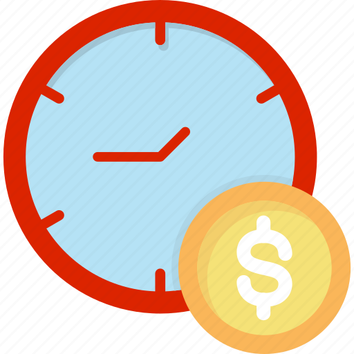 Coin, dollar, finance, money, time icon - Download on Iconfinder
