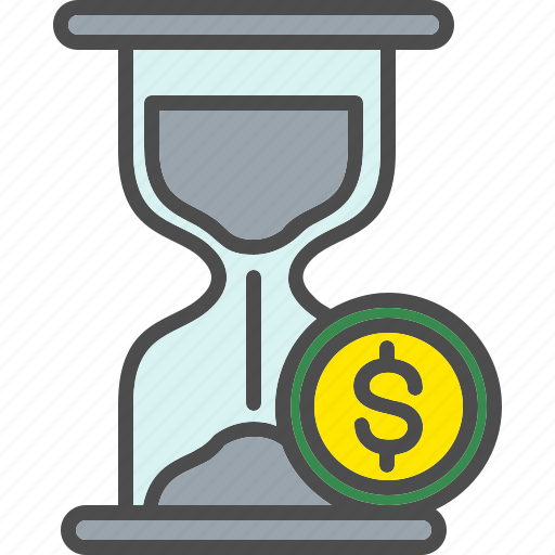 Business, coin, finance, hourglass, investment, money icon - Download on Iconfinder