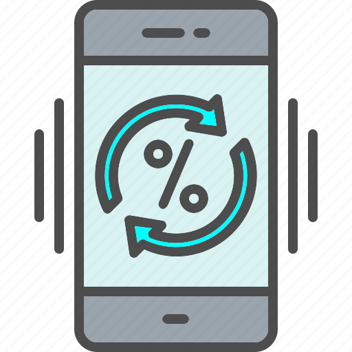 Mobile, online, banking, convert, currency, exchange, money icon - Download on Iconfinder