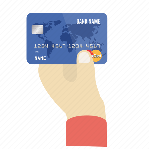 Card, credit, credit card in hand, debit, mastercard, payment, store icon - Download on Iconfinder