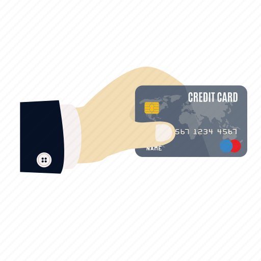 Boss, card, credit, credit card in hand, pay, payment, store icon - Download on Iconfinder
