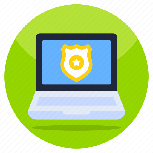 Online police, online security, online protection, online shield, online safety icon - Download on Iconfinder