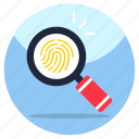 search fingerprint, search thumbprint, fingerprint analysis, fingerprint scanning, fingerprint exploration