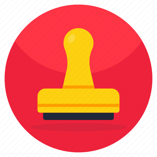 Stamp, rubber stamp, approval, office stamp, seal stamp icon - Download on Iconfinder