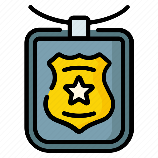 Crime, madel, badge icon - Download on Iconfinder