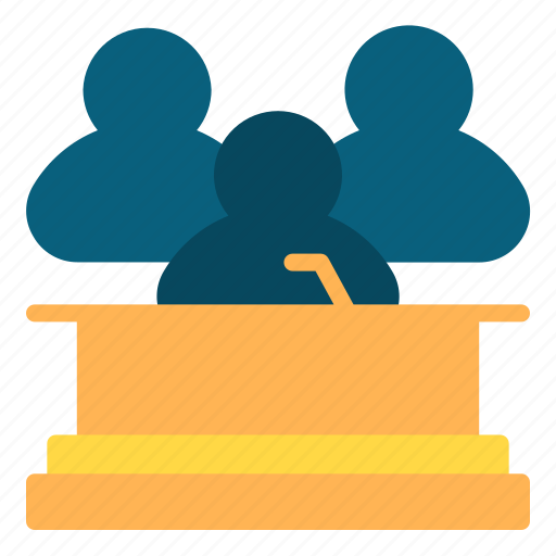 Audience, law, court, jury, justice icon - Download on Iconfinder