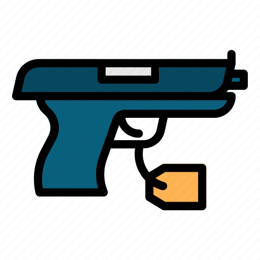 Pistol, wepon, gun, crime, evidence icon - Download on Iconfinder