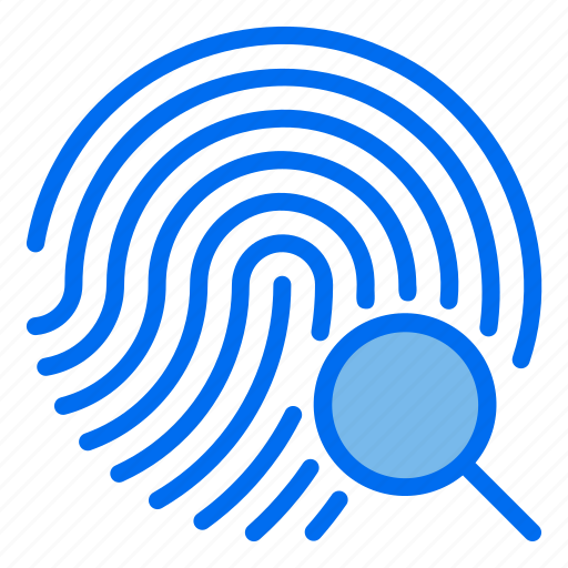Fingerprint, identification, investigation, evidence, search icon - Download on Iconfinder