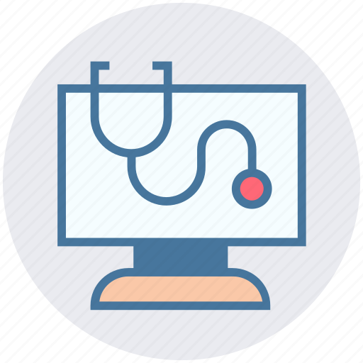 Care, instrument, lcd, medical, stethoscope icon - Download on Iconfinder