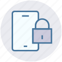 lock, mobile, mobile code, mobile secure, password 