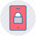 lock, mobile, mobile code, mobile secure, password 