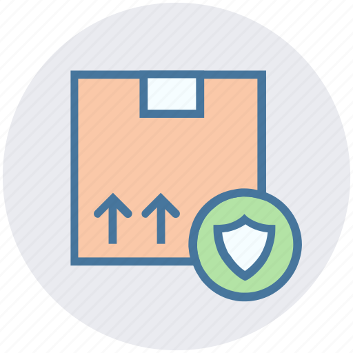 Box, delivery, package, protection, security, shield icon - Download on Iconfinder
