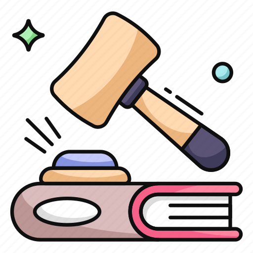 Justice book, law book, booklet, handbook, textbook icon - Download on Iconfinder