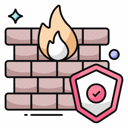 Firewall, burning, combustion, flame, fire icon - Download on Iconfinder