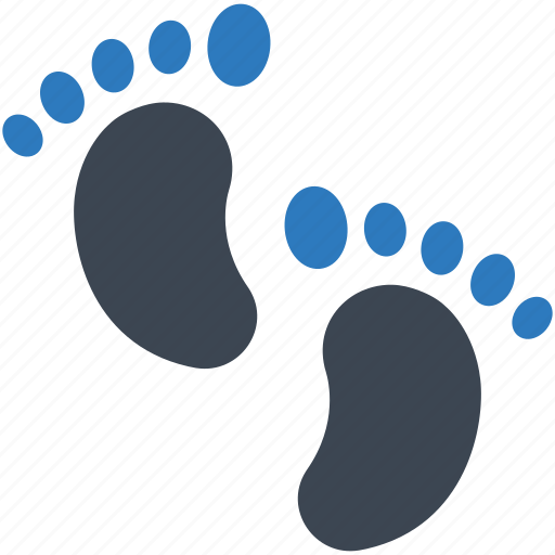 Evidence, footprint, investigation, trace, step, foot, track icon - Download on Iconfinder