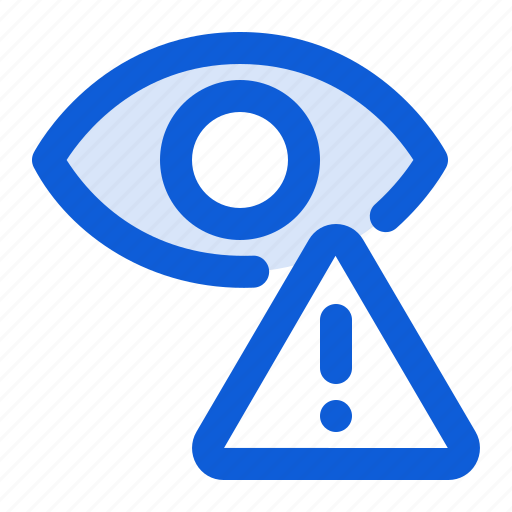 View, error, warning, eye, crisis, vision icon - Download on Iconfinder