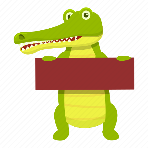 Crocodile, wood, green icon - Download on Iconfinder